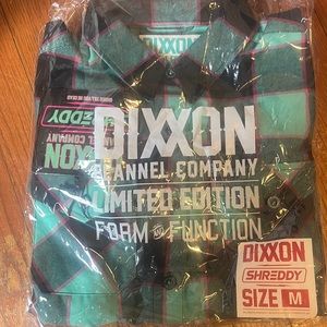 brand new dixxion flannel still in packaging with tags